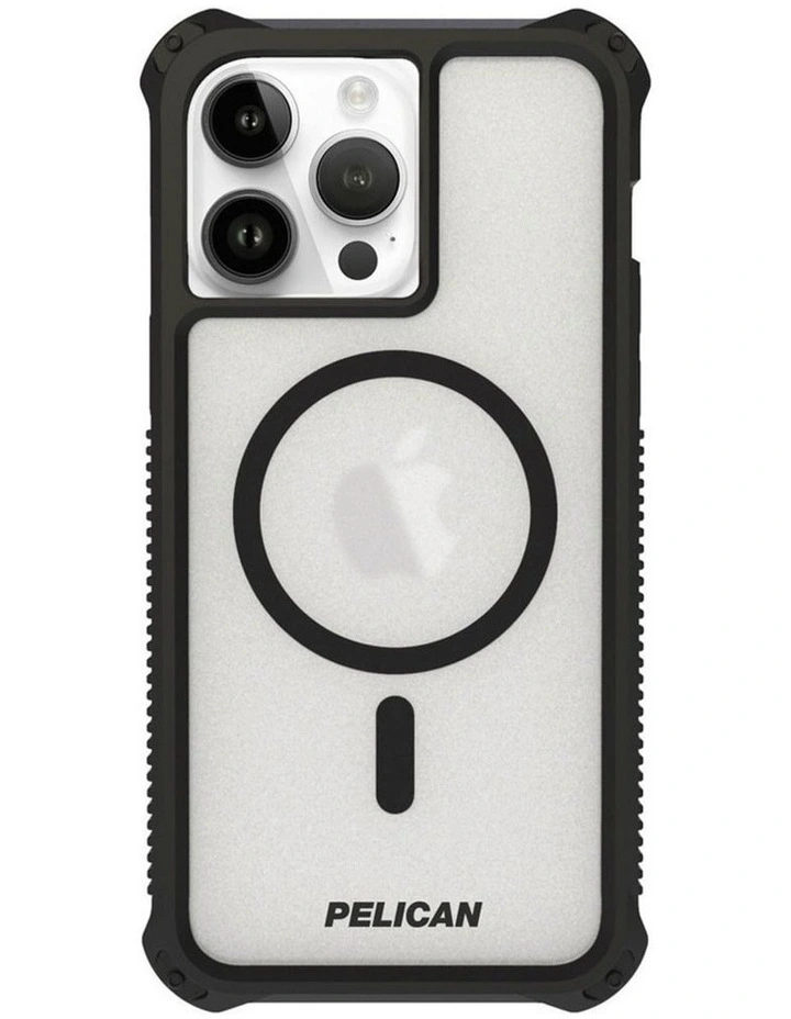 Pelican Guardian MagSafe Case iPhone 15 Pro Max - Clear/Black image 1