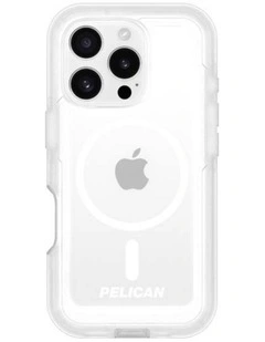 Pelican Voyager MagSafe Case w/ Holster For iPhone 16 Pro - Clear