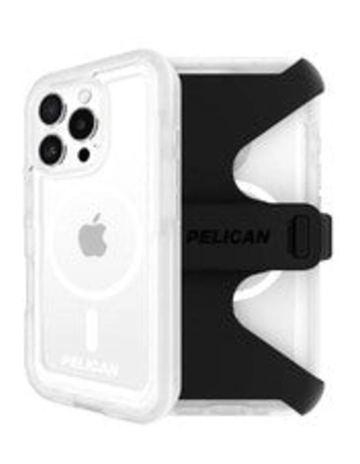 Pelican Voyager MagSafe Case w/ Holster For iPhone 16 Pro - Clear image 5
