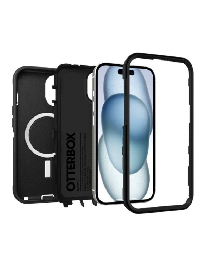OtterBox Defender ProPack MagSafe Case For iPhone 16e/15/14/13 - Black image 3