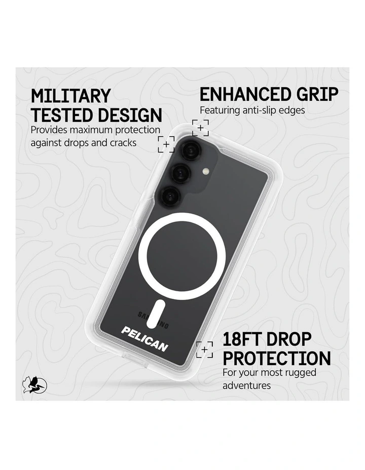 Pelican Voyager Case For Samsung Galaxy S25 Plus - Clear image 5