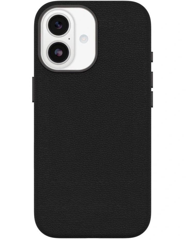 OtterBox Symmetry Cactus Leather Case For iPhone 17 - Noir Ash Black image 2
