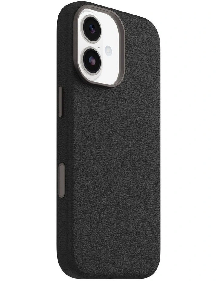 OtterBox Symmetry Cactus Leather Case For iPhone 17 - Noir Ash Black image 3