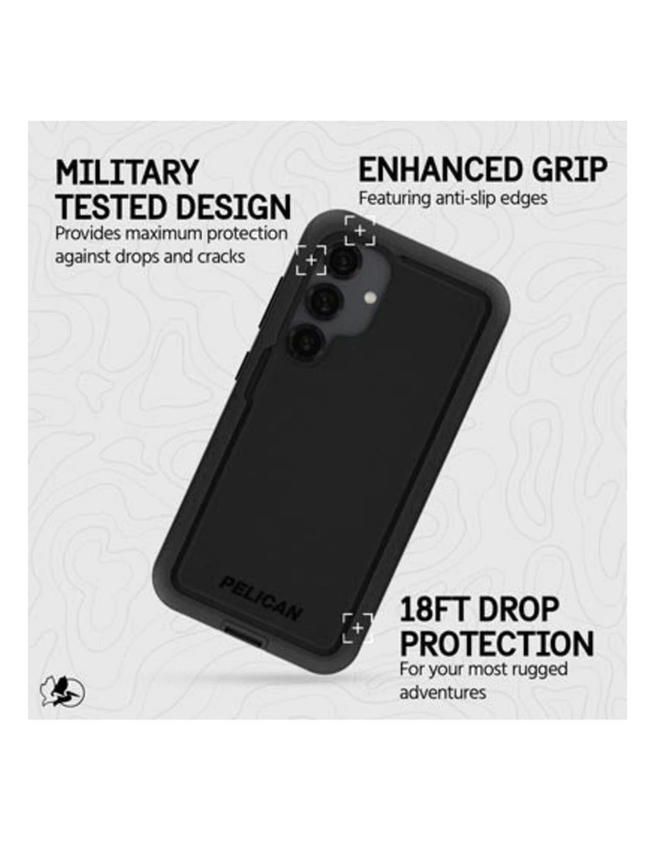Pelican Voyager Case For Samsung Galaxy S25 - Black image 5