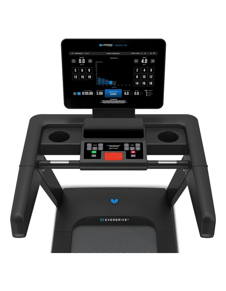 Lifespan Fitness Tempest CRX Commercial Smart Treadmill with 15.6 TFT Touch Display image 5