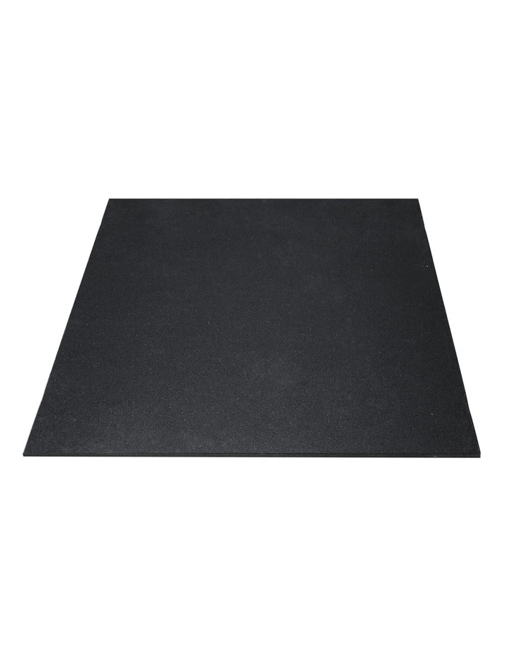 CORTEX 10mm Commercial Bevelled Edge Rubber Gym Tile Mat (1m x 1m) - Set of 9 image 1