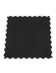 CORTEX 10mm Commercial Interlocking Rubber Gym Tile Mat (1m x 1m) - Set of 9