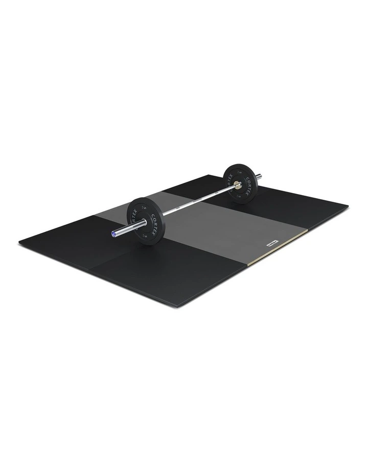 CORTEX 50mm Weightlifting Platform V2 with Dual Density Mats - Ebony (3m x 2m) image 1