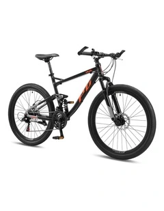 Progear Trail Dual Suspension MTB 26*19 Black Ember
