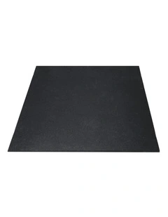 CORTEX 10mm Commercial Bevelled Edge Rubber Gym Tile Mat (1m x 1m) - Set of 16
