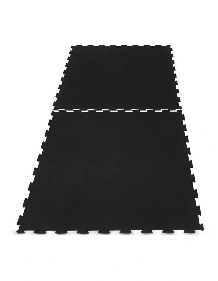 CORTEX 10mm Commercial Interlocking Rubber Gym Tile Mat (1m x 1m) - Set of 25 image 4