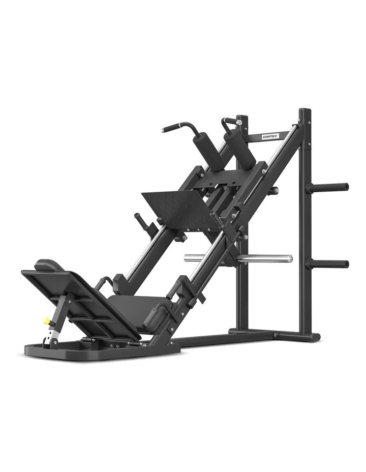 CORTEX LP-10 45 Degree Leg Press/Hack Squat with 100kg Olympic Tri-Grip Weight Plate Set image 2