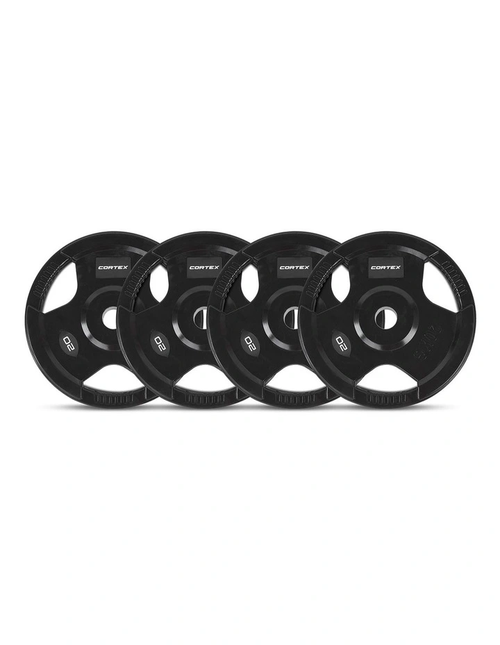 CORTEX LP-10 45 Degree Leg Press/Hack Squat with 100kg Olympic Tri-Grip Weight Plate Set image 4