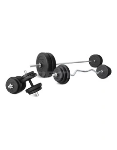CORTEX 90kg EnduraCast Barbell Weight Set