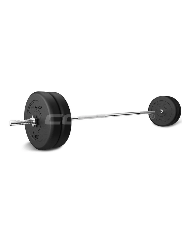CORTEX 90kg EnduraCast Barbell Weight Set image 2