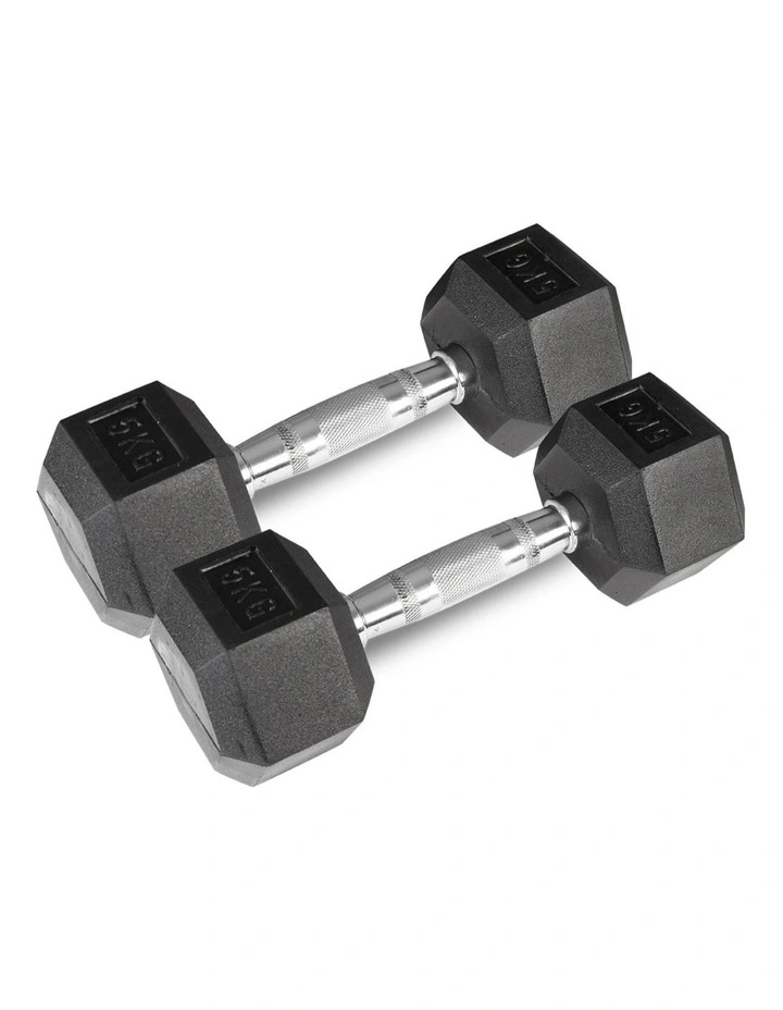 CORTEX 5kg Hex Dumbbell (Pair) image 1