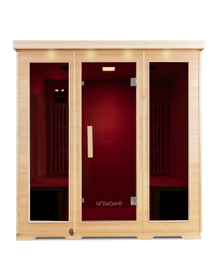 ReGen8 Quadro - 4 Person 2640W Infrared Sauna image 1