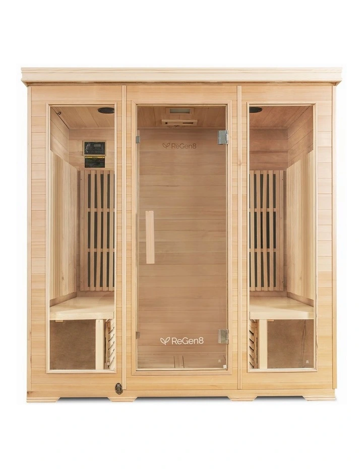 ReGen8 Quadro - 4 Person 2640W Infrared Sauna image 2