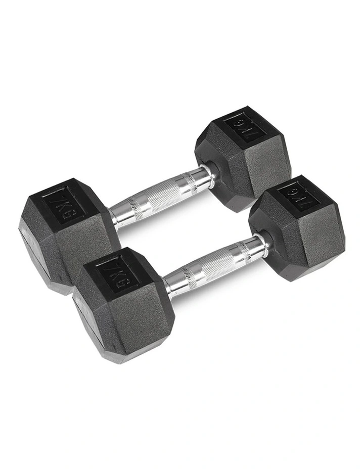 CORTEX 110kg Hex Fixed Dumbbell Set (1-10kg Pairs) image 7