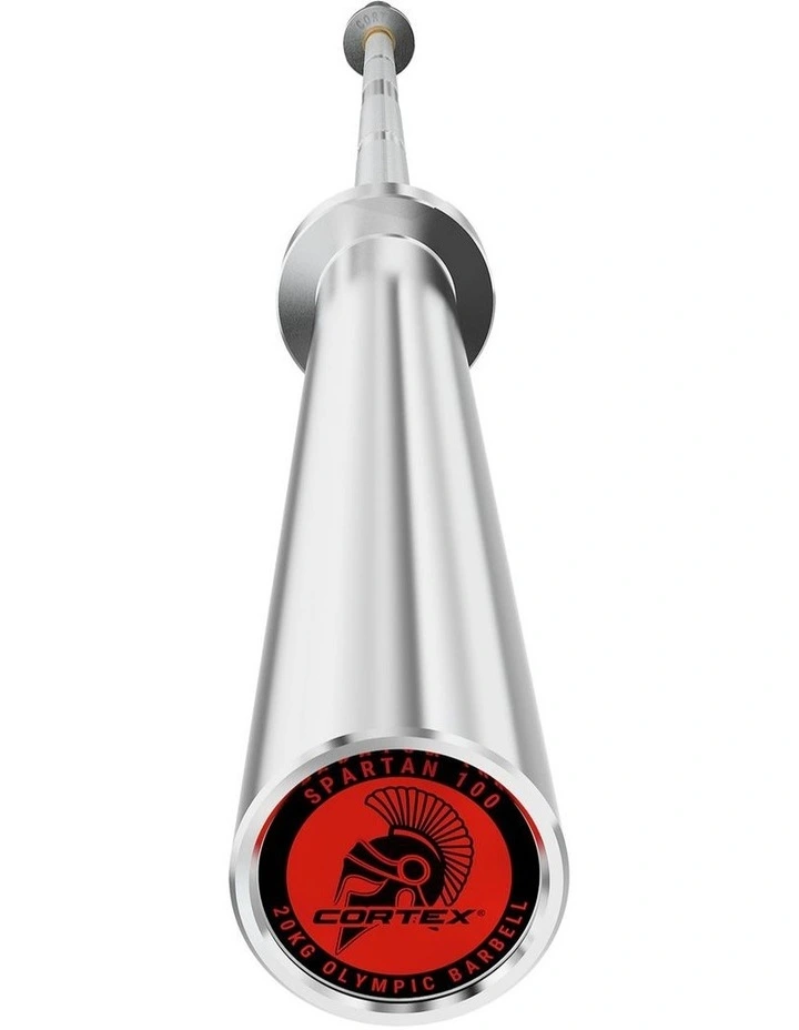 CORTEX SPARTAN100 7ft 20kg Olympic Barbell with Lockjaw Collars image 2