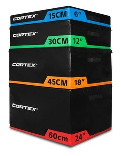 CORTEX Soft Plyo Box Modular Stackable 15cm, 30cm, 45cm, 60cm