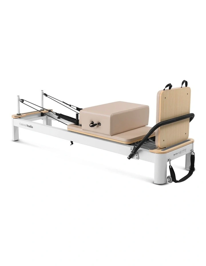 Lifespan Fitness Contour Studio Commercial Pilates Reformer Bed Set (Beige) image 4