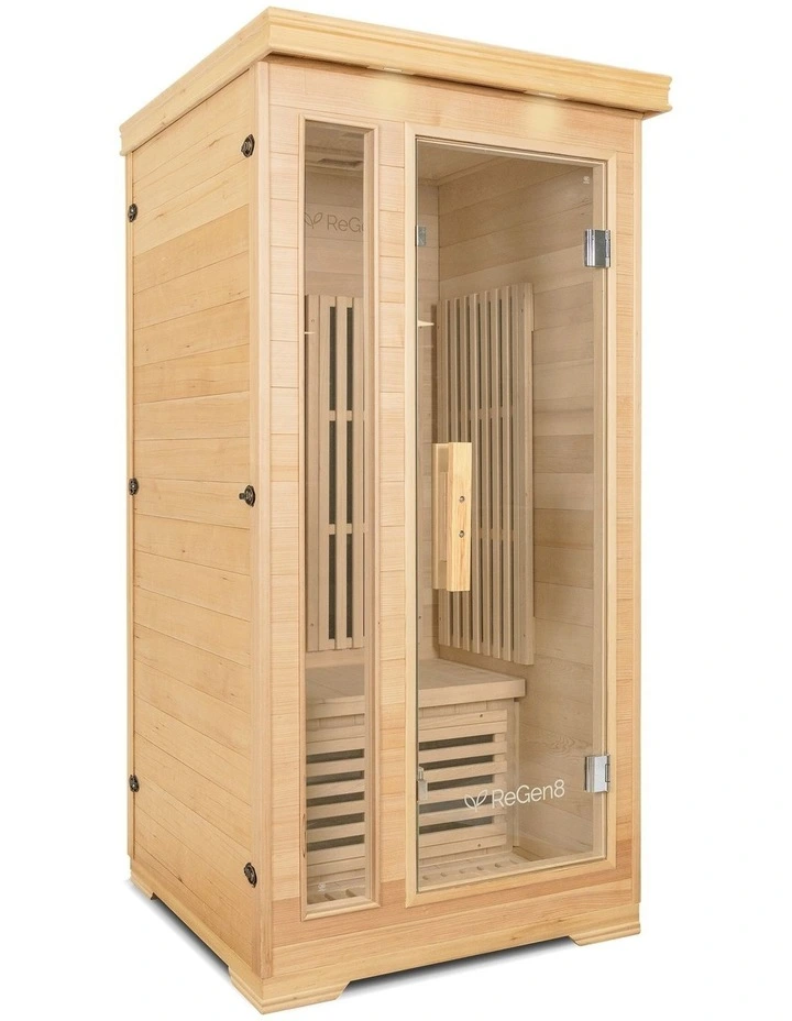 ReGen8 Solo V2 - 1 Person 1410W Infrared Sauna image 2