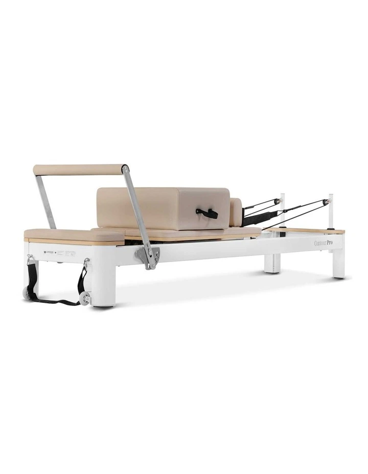 Lifespan Fitness Contour Pro Aluminum Pilates Reformer Bed Set (Beige) image 4