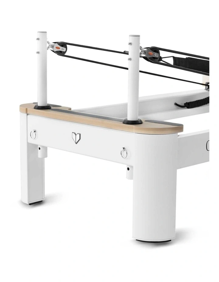 Lifespan Fitness Contour Pro Aluminum Pilates Reformer Bed Set (Beige) image 6