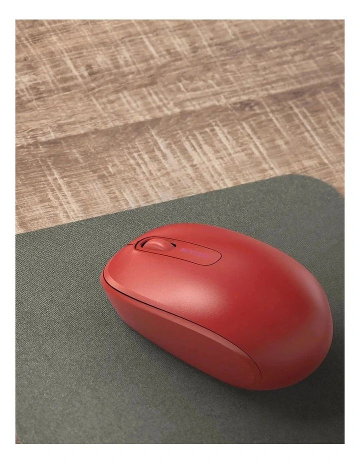 Incase Designed by Microsoft Wireless Mobile Mouse 1850 - Flame Red image 5