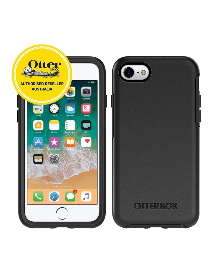 Matte Black Symmetry Slim/Sleek Protection Cover/Case for iPhone 7/8 image 2