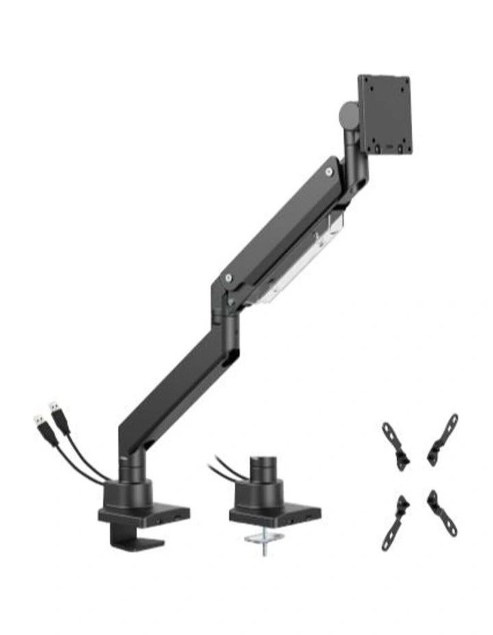 Brateck Super Heavy-Duty Gas Spring Monitor Arm Mount 17- 57 - Black image 1