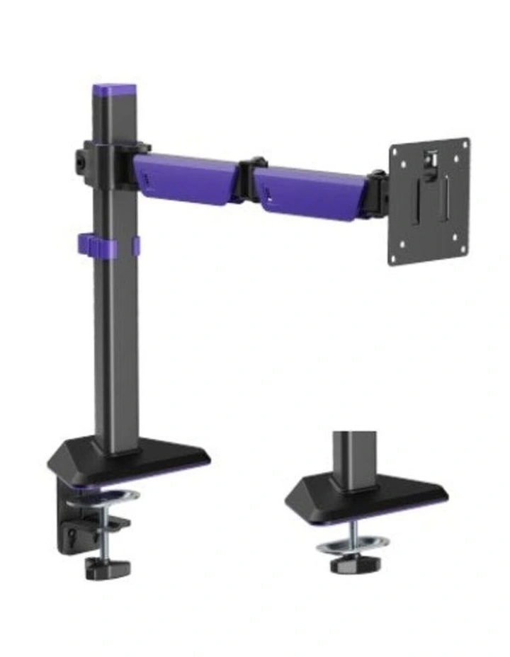 Brateck Amethyst Articulating Gaming Monitor Arm 17-40 - Matte Black image 1