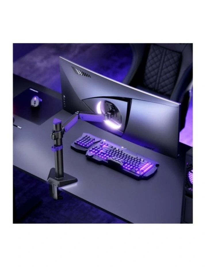 Brateck Amethyst Articulating Gaming Monitor Arm 17-40 - Matte Black image 3