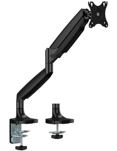 Brateck Single Screen Gas Spring Monitor Arm For 17- 45 - Matte Black