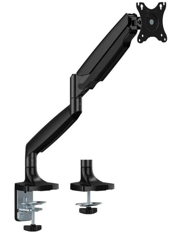 Brateck Single Screen Gas Spring Monitor Arm For 17- 45 - Matte Black image 1