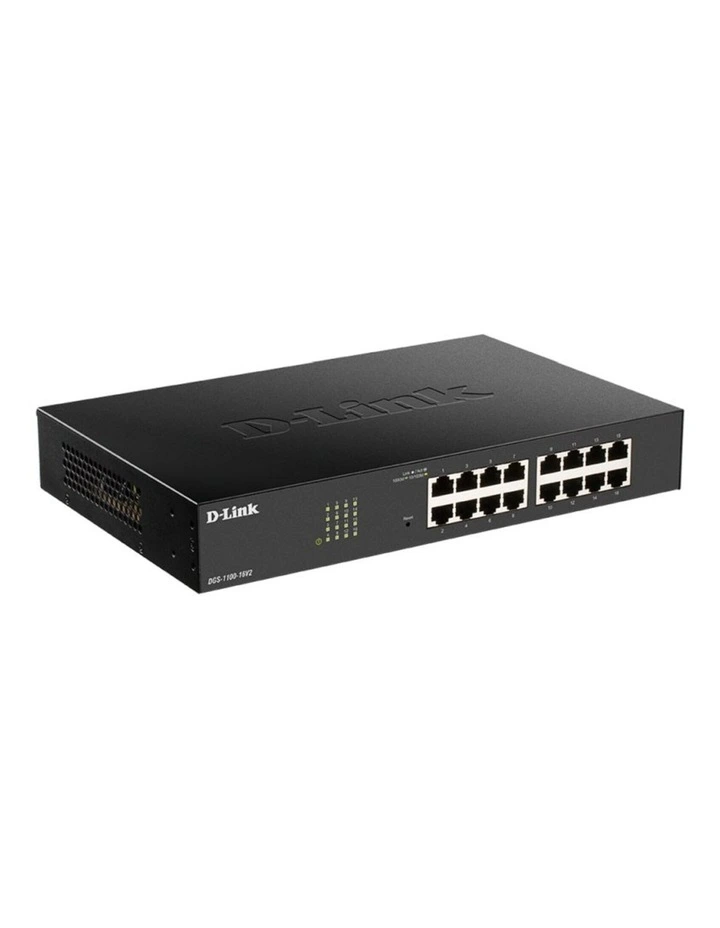 D-Link 16-Port Gigabit Smart Managed Switch - Black image 2