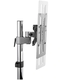 Brateck Steel Track Mounted Monitor Holder For 13-27 - Metallic Grey