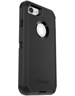 Defender Black Shockproof Case with Screen Protector for iPhone 7/8