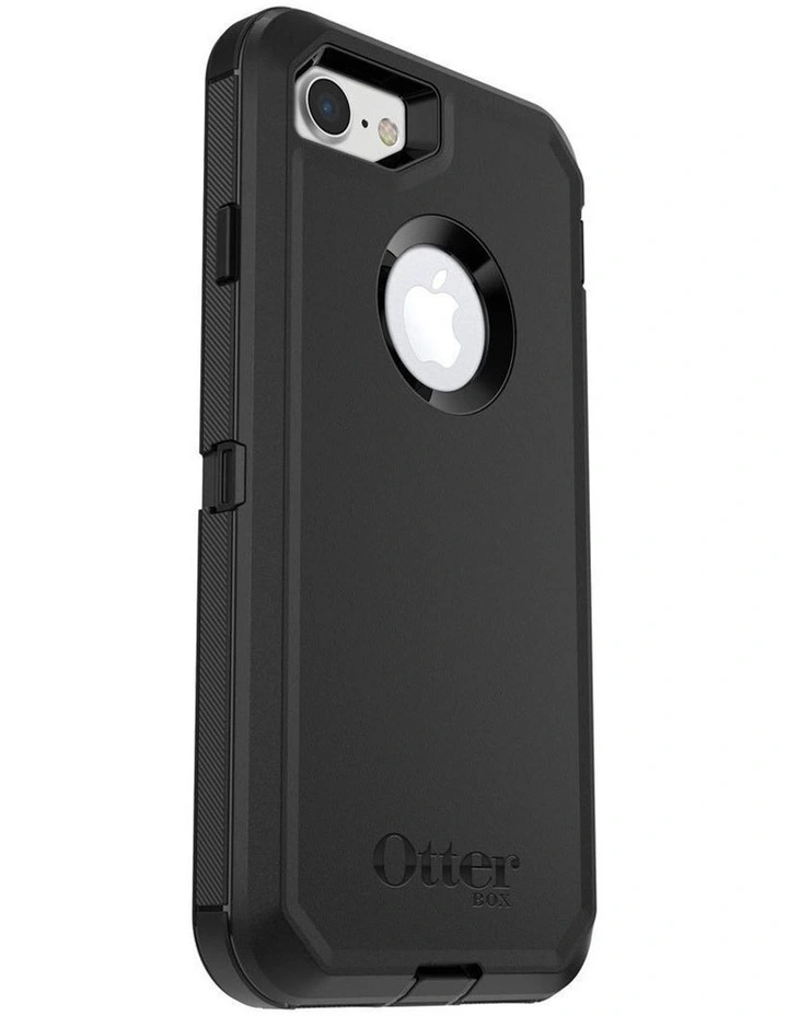 Defender Black Shockproof Case with Screen Protector for iPhone 7/8 image 4