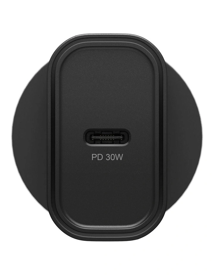 OtterBox 30W USB-C Fast Wall Charger - Black image 3
