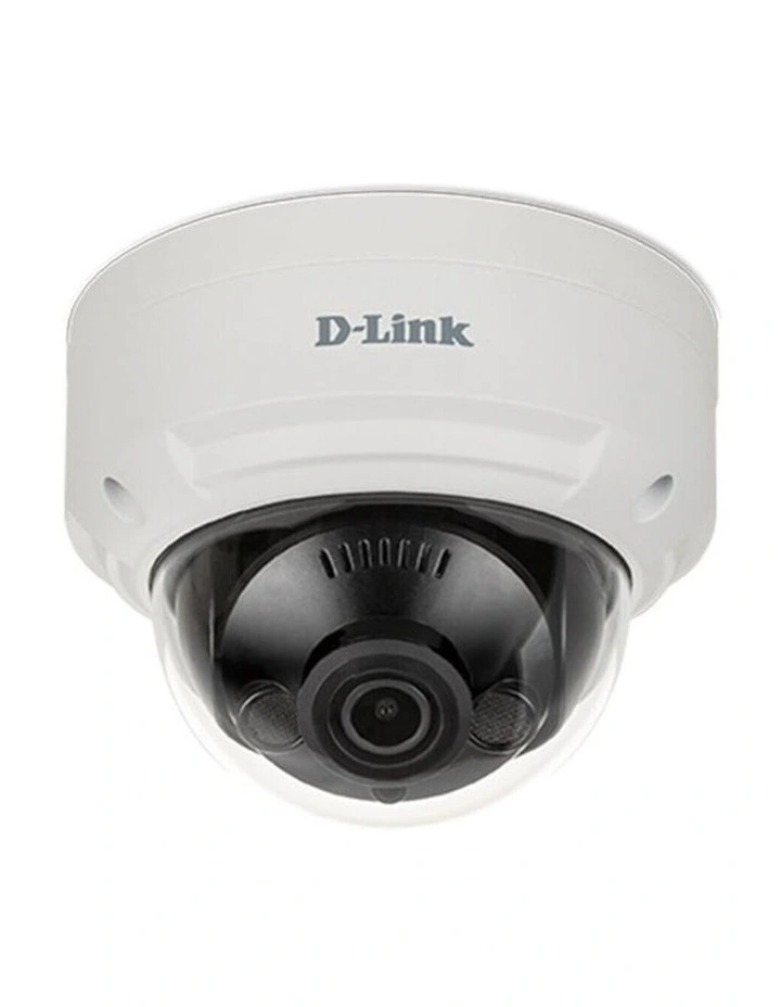 D-Link 2MP Outdoor POE Camera - White image 1