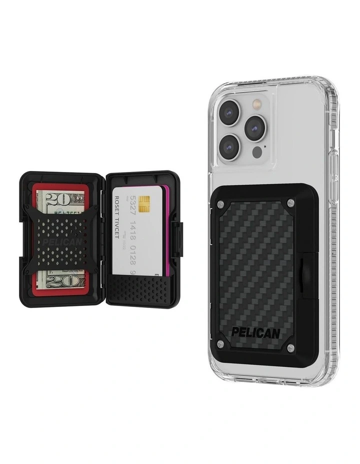 Pelican Shield Magnetic MagSafe Wallet - Black image 1