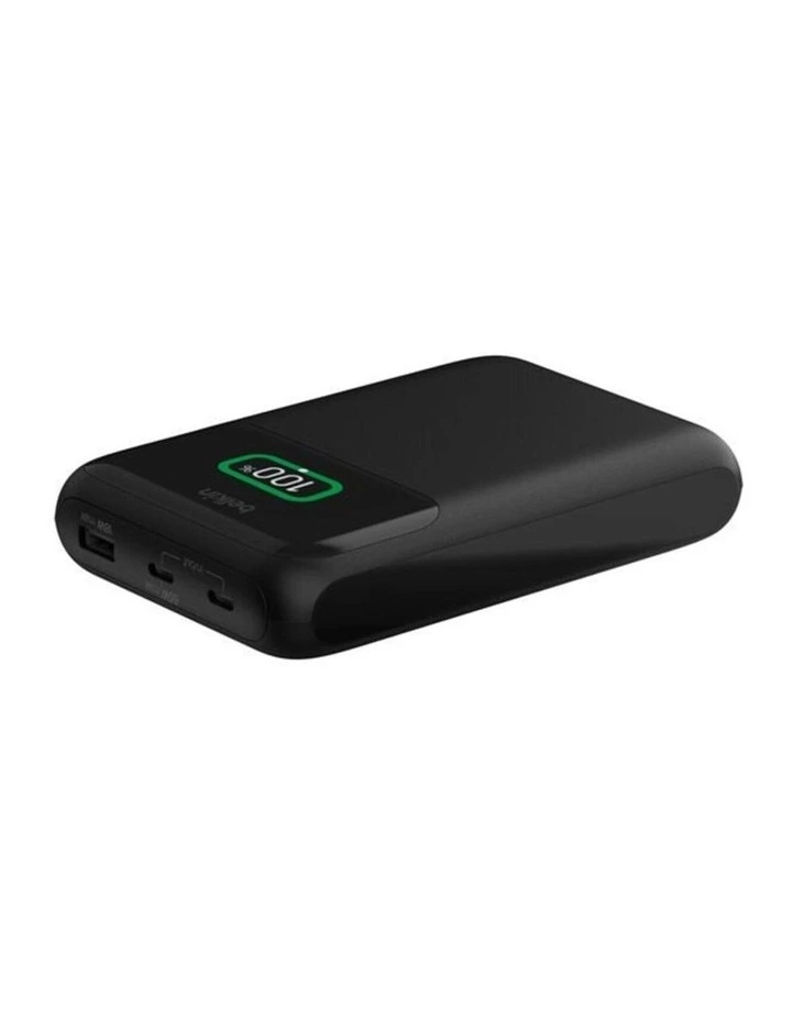 Belkin BoostCharge 20k mAh 65W Laptop Power Bank w/ 5cm Cable - Black image 3