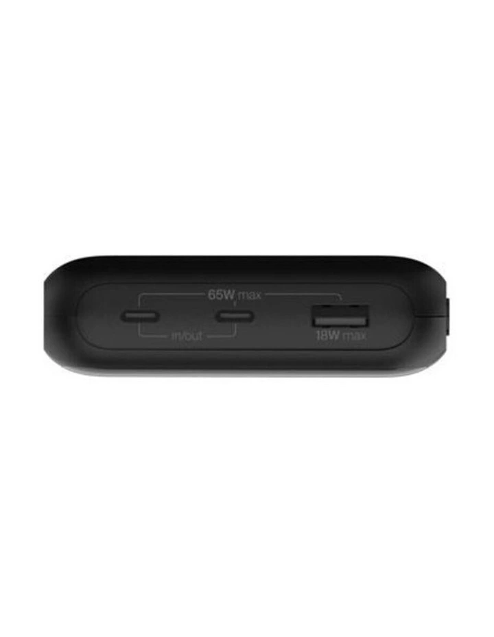 Belkin BoostCharge 20k mAh 65W Laptop Power Bank w/ 5cm Cable - Black image 5