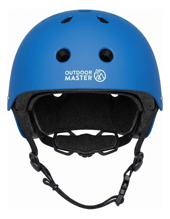 OutdoorMaster Kids Bike Helmet Adjustable Multi-Sport Skateboard Blue S image 1