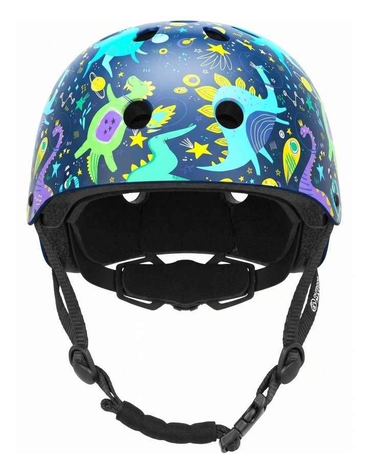 OutdoorMaster Kids Bike Helmet Adjustable Multi-Sport Dinoverse Madness M image 1
