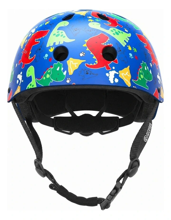 OutdoorMaster Kids Bike Helmet Adjustable Multi-Sport Dino Volcanoland S image 1