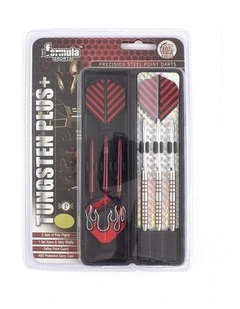 Formula Sports 23g Tungsten Plus Darts Barrel/Shaft/Flight Gift Game Pack w/Case