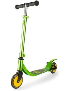 John Deere Adjustable Kick/Push Scooter Ride On w/ Light Up Wheels Kids 5y 